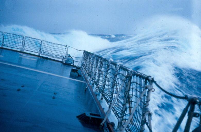ZA-rough3-.jpg - Rough seas - looking aft from the hanger photo©David Marchant